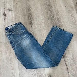 AG Vintage High-waisted Straight Jeans